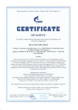Certificate of safety<br>Healthy Rythms Supliment alimentar Healthy Rhythms, 60 capsule