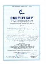Certificate of safety Doplněk stravy - Paracleanse, Formule 1,2,3 (Trigelm), 30 kapslí + 60 kapslí + 200 g