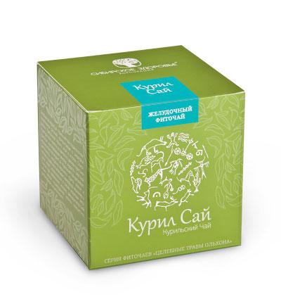 БАД Фиточай «Курил Сай» (Курильский чай) зеленая упаковка