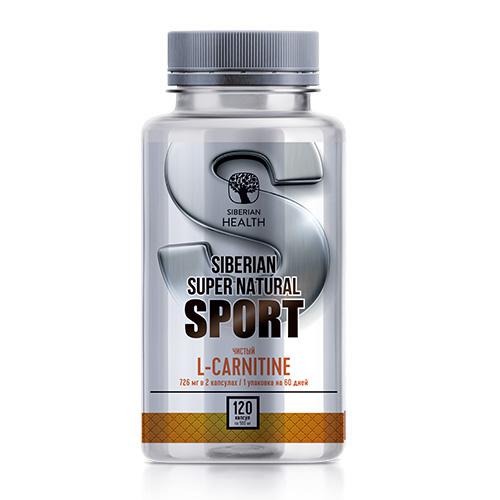 L-карнитин (пищевой продукт для спортсменов), 120 капсул